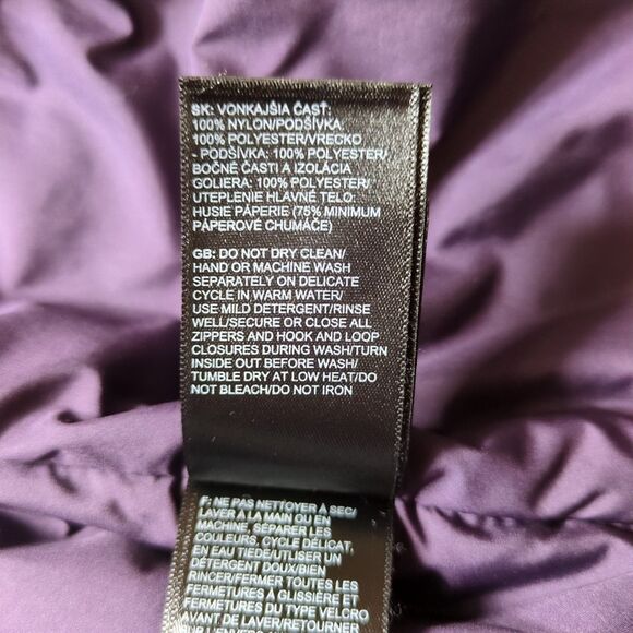 The North Face‎ Aconcagua 550 Down Puffer Vest Purple Women's Small - Picture 9 of 15